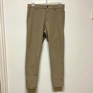 Lululemon Pants, 5 pockets, khaki color, size 32